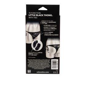 Remote Control 10-Function Little Black Panty - Thong