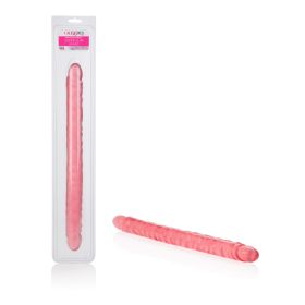 Slim Jim Duo 17 Inches Veined Super Slim Dong (Color: Clear)