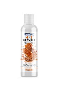 Swiss Navy 4-in-1 Playful Flavors (Flavor: Salted Caramel, size: 1oz)